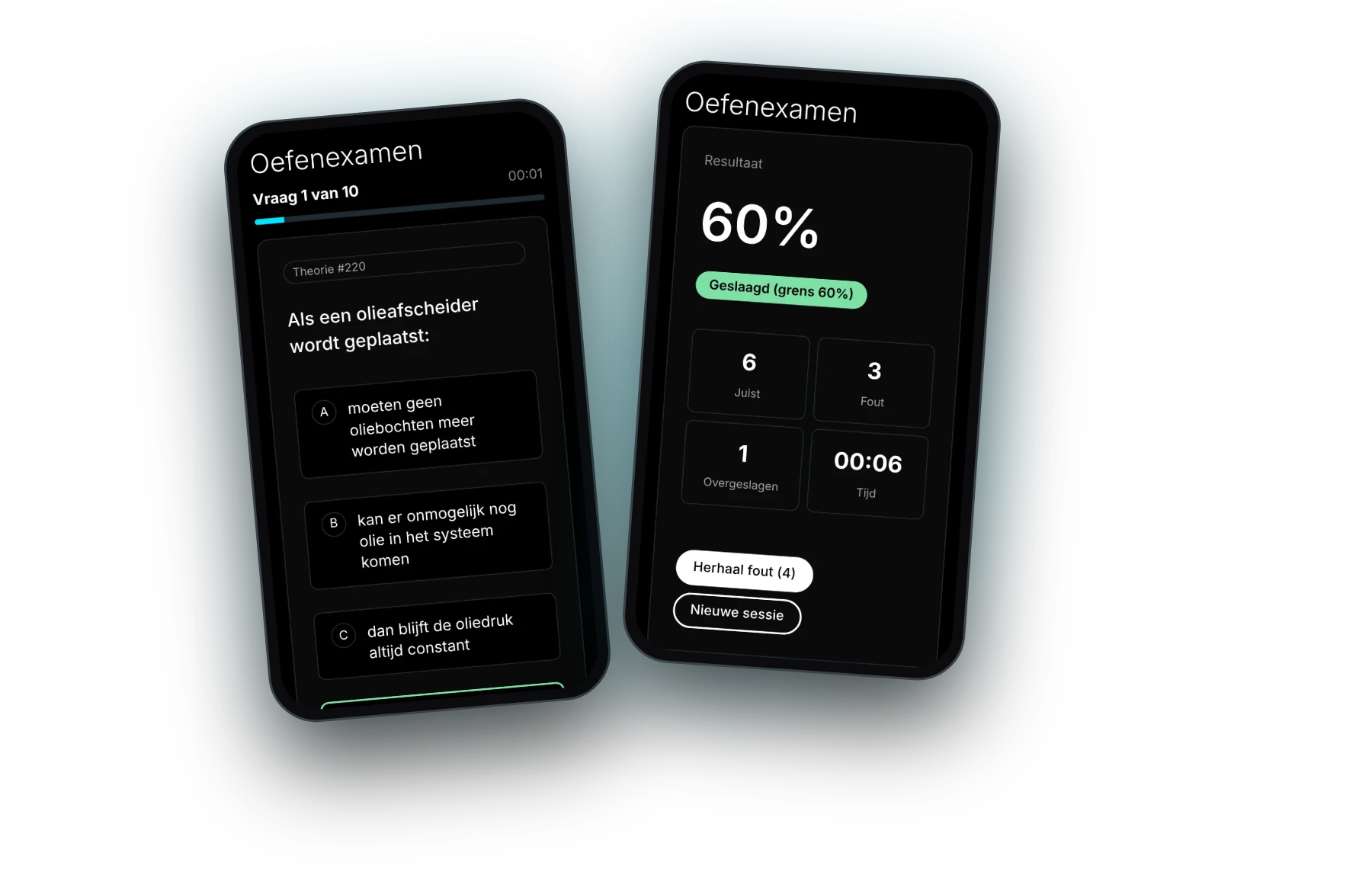 Oefenexamen koeltechniek op de gsm